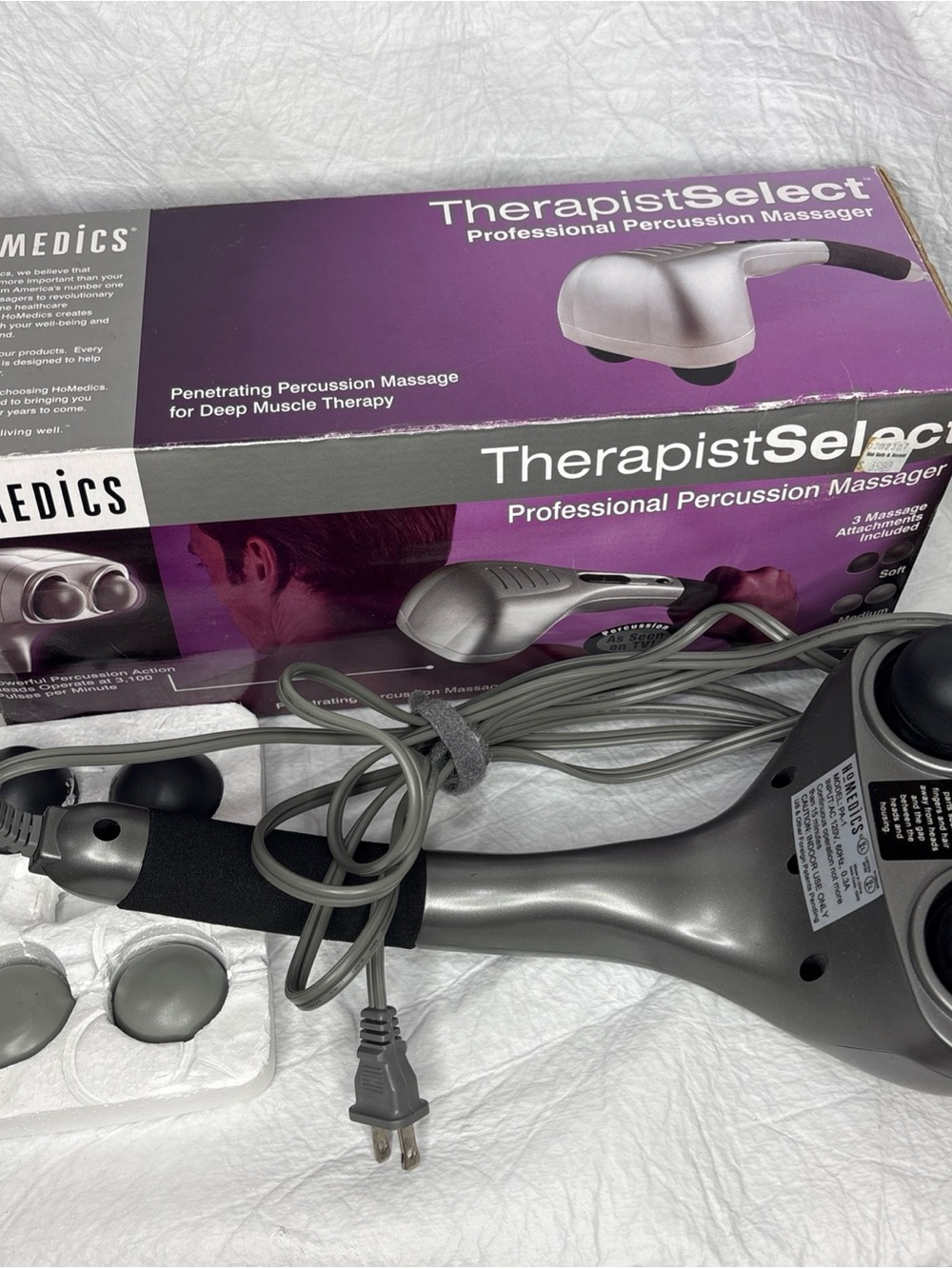 VTG Homedics 1998 Model # PA-1 Therapist Select Professional Percussion Massager